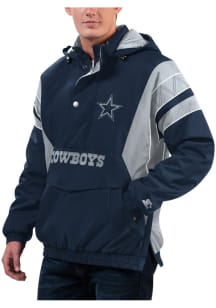 Dallas Cowboys Mens Navy Blue Home Team Pullover Jackets