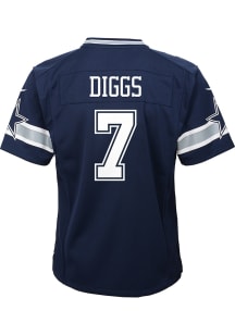 Trevon Diggs Dallas Cowboys Boys Navy Blue Nike Replica Football Jersey