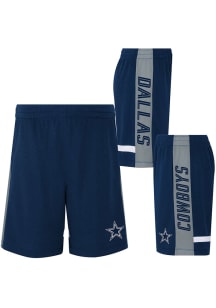 Dallas Cowboys Youth Navy Blue 50 Yard Dash Shorts