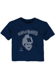 Dallas Cowboys Infant Puffy Mascot Short Sleeve T-Shirt Navy Blue