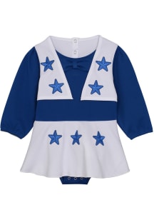 Dallas Cowboys Toddler Girls Navy Blue Dallas Cowboys Sets Cheer Dress