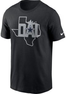 Nike Dallas Cowboys Black LOCAL ESSENTIAL Short Sleeve T Shirt