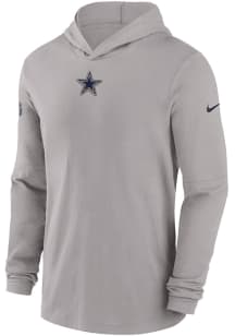Nike Dallas Cowboys Mens Grey Sideline Player Hood