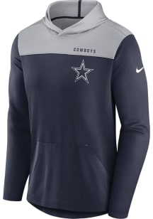 Nike Dallas Cowboys Mens Navy Blue LIGHTWEIGHT Hood