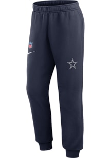 Nike Dallas Cowboys Mens Navy Blue Sideline Club Fleece Sweatpants