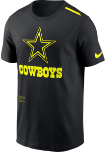 Nike Dallas Cowboys Black Volt Short Sleeve T Shirt