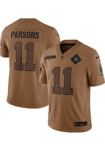 Micah Parsons  Nike Dallas Cowboys Brown Salute To Service Football Jersey