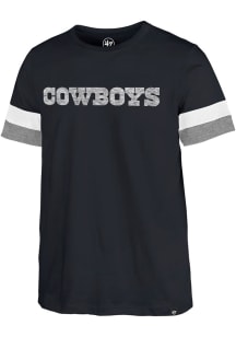 47 Dallas Cowboys Navy Blue PREMIER WORDMARK WINSLOW Short Sleeve Fashion T Shirt