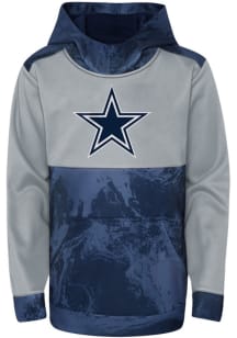Dallas Cowboys Youth Navy Blue All Out Blitz Long Sleeve Hoodie