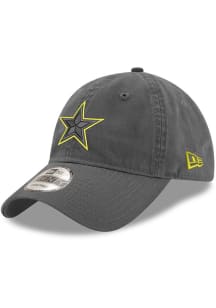New Era Dallas Cowboys Volt 9TWENTY Adjustable Hat - Grey