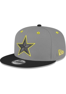 New Era Dallas Cowboys Grey 2T Volt 9FIFTY Mens Snapback Hat