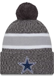 New Era Dallas Cowboys Grey 2023 Sideline CW Sport Mens Knit Hat