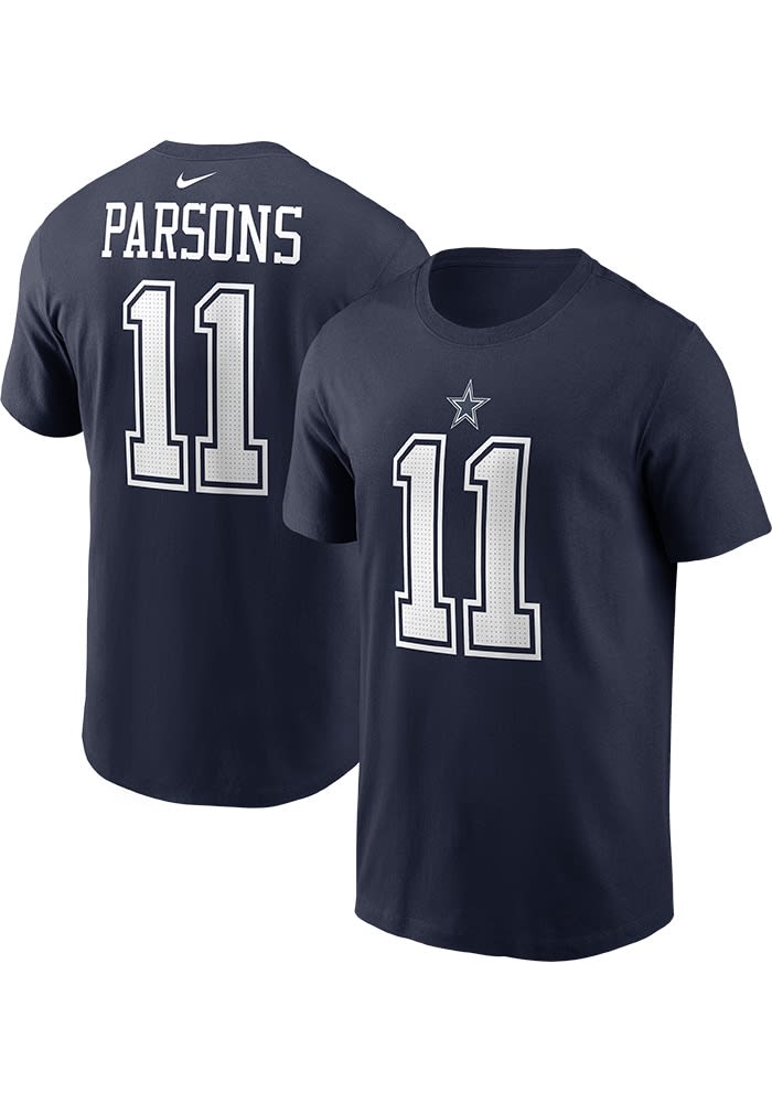 Micah Parsons Dallas Cowboys Nike Player Name & Number T-Shirt - Navy