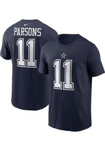 Micah Parsons Dallas Cowboys Navy Blue PLAYER Short Sleeve Player T Shirt