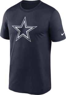 Nike Dallas Cowboys Navy Blue Logo Legend Short Sleeve T Shirt