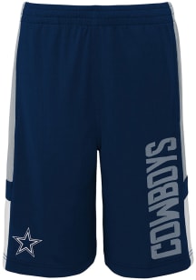 Dallas Cowboys Youth Navy Blue Lateral Shorts