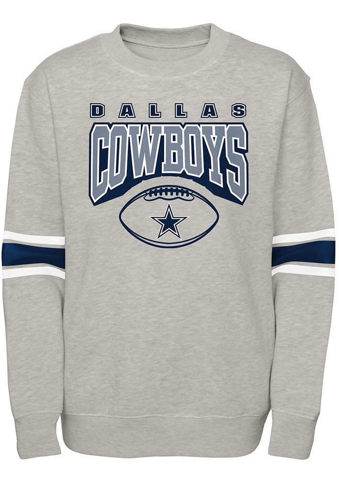 Dallas Cowboys Boys Fan Fave Sweatshirt - Grey