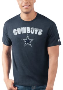 Dallas Cowboys Navy Blue ARCH NAME Short Sleeve T Shirt