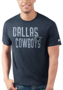 Dallas Cowboys Navy Blue ARCH NAME Short Sleeve T Shirt