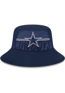 New Era Dallas Cowboys Navy Blue 2023 Training Camp Stretch Mens Bucket Hat