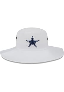 New Era Dallas Cowboys White 2023 Training Camp Panama Mens Bucket Hat