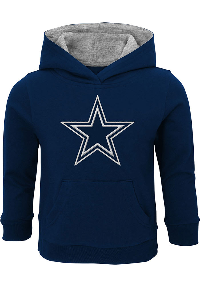 Dallas Cowboys Toddler Navy Blue Prime Long Sleeve Hooded Sweatshirt