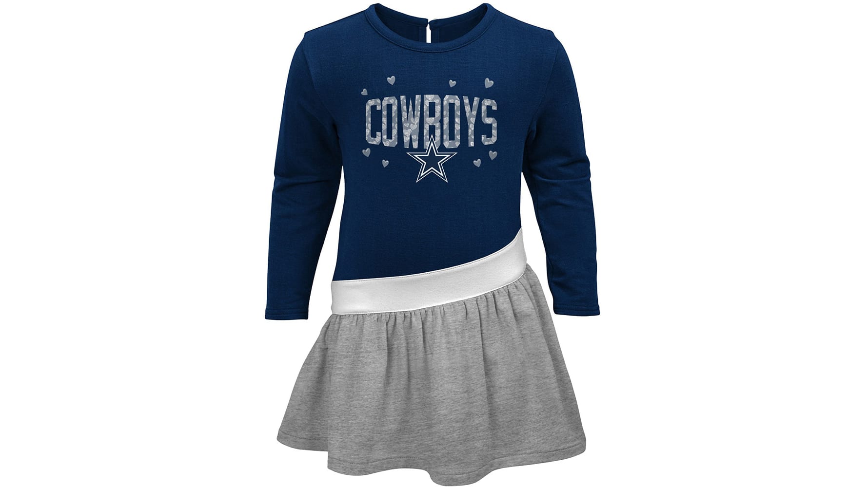 Lids Dallas Cowboys Girls Preschool Too Cute Tri-Blend Dress