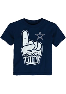 Dallas Cowboys Toddler Navy Blue Hands Off Short Sleeve T-Shirt