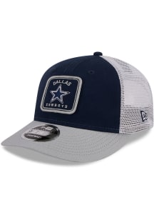 New Era Dallas Cowboys Squared Trucker LP9FIFTY Adjustable Hat - Navy Blue