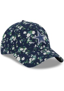 New Era Dallas Cowboys Navy Blue Bouquet 9TWENTY Womens Adjustable Hat