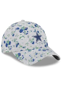 New Era Dallas Cowboys Grey Bouquet 9TWENTY Womens Adjustable Hat