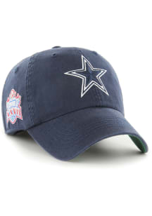 47 Dallas Cowboys Mens Navy Blue Sure Shot Side Patch Classic Franchise Fitted Hat