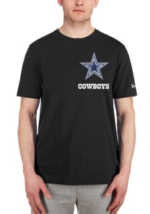 New Era Dallas Cowboys Black Logo Select Short Sleeve T Shirt