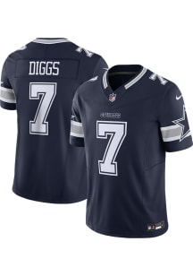 Trevon Diggs Nike Dallas Cowboys Mens Navy Blue Vapor F.U.S.E. Limited Football Jersey