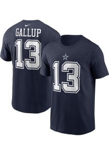 Michael Gallup Dallas Cowboys Navy Blue Player name and number Short Sleeve Player T Shirt
