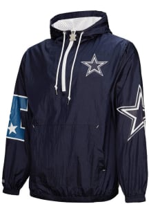 Dallas Cowboys Mens Navy Blue Team Anorak Pullover Jackets