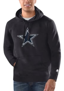 Dallas Cowboys Mens Black Primary Logo Long Sleeve Hoodie