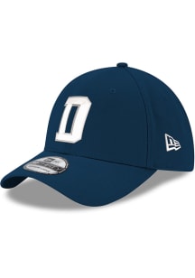 New Era Dallas Cowboys Mens Navy Blue D Logo Team Classic 39THIRTY Flex Hat