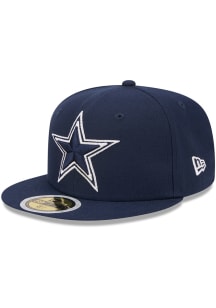 New Era Dallas Cowboys Navy Blue Star Logo Evergreen JR 59FIFTY Youth Fitted Hat