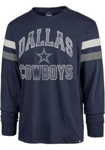 47 Dallas Cowboys Navy Blue IRVING Long Sleeve Fashion T Shirt