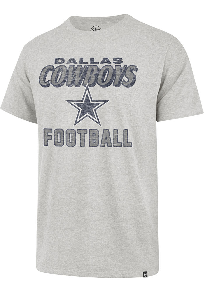 47 Dallas Cowboys Grey FRANKLIN DOZER Short Sleeve Fashion T Shirt