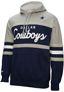 Dallas Cowboys Mens Navy Blue Head Coach Design Fashion Hood