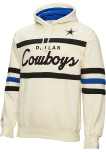 Dallas Cowboys Mens White Head Coach Fashion Hood