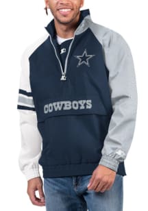 Dallas Cowboys Mens Navy Blue Elite Pullover Jackets