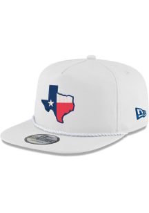 New Era Dallas Cowboys White State Shape Rope Golfer 9FIFTY Mens Snapback Hat
