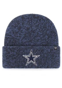 47 Dallas Cowboys Navy Blue Brain Freeze Cuff Mens Knit Hat