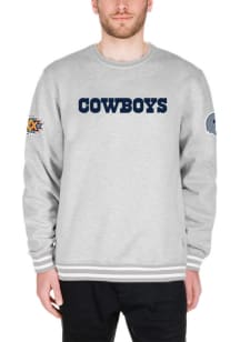 New Era Dallas Cowboys Mens Grey Logo Select Long Sleeve Fashion Sweatshirt