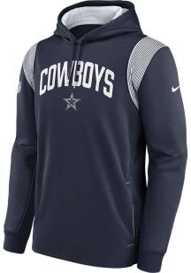 Nike Dallas Cowboys Mens Navy Blue Team Name Hood
