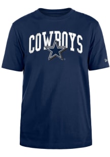 New Era Dallas Cowboys Navy Blue Arch Name NFL24 Draft Short Sleeve T Shirt