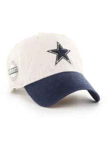 47 Dallas Cowboys Sidestep Clean Up Adjustable Hat - Ivory